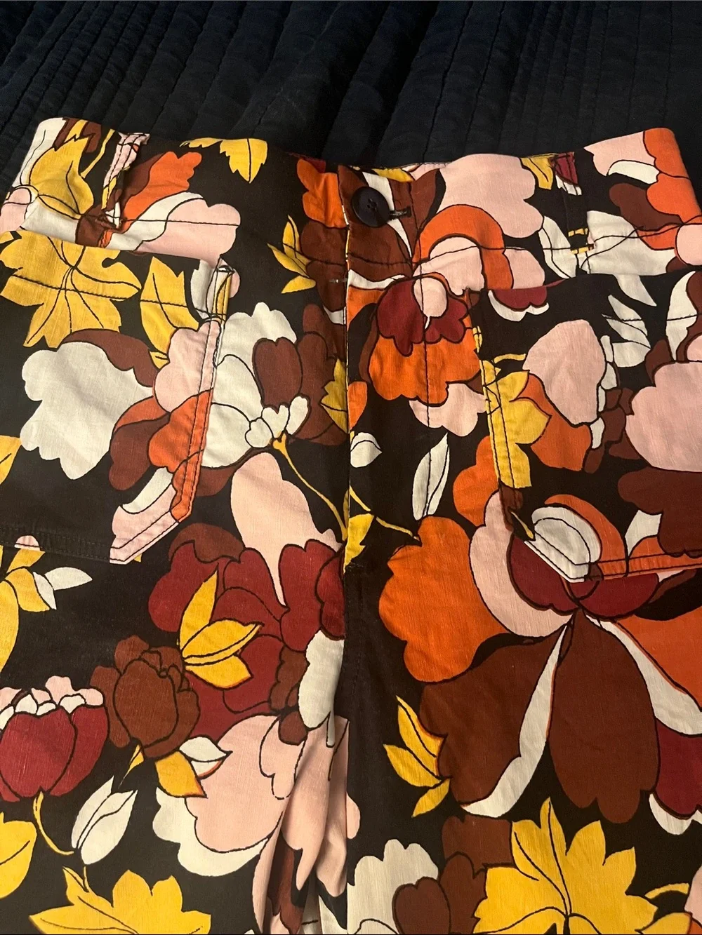 Maeve The Colette floral cropped pants - Picture 2 of 4